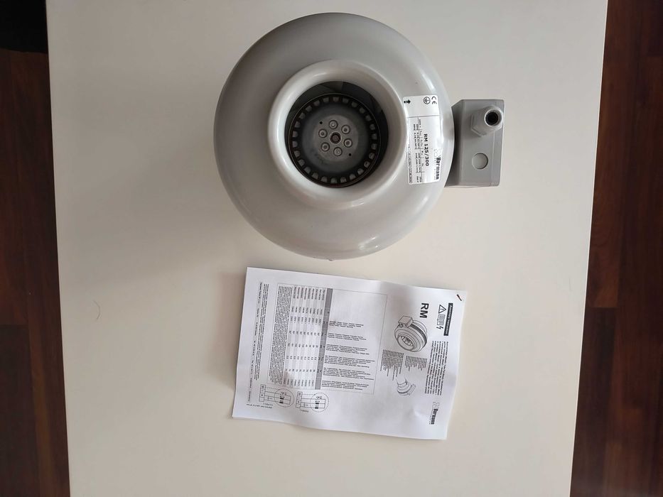 Wentylator kanałowy Harmann RM 125/300 125 mm Nowy