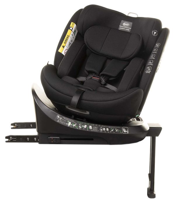 Fotelik Samochodowy ODCHYLANY OBROTOWY Isofix ISize 4Baby Enzo-Fix RWF