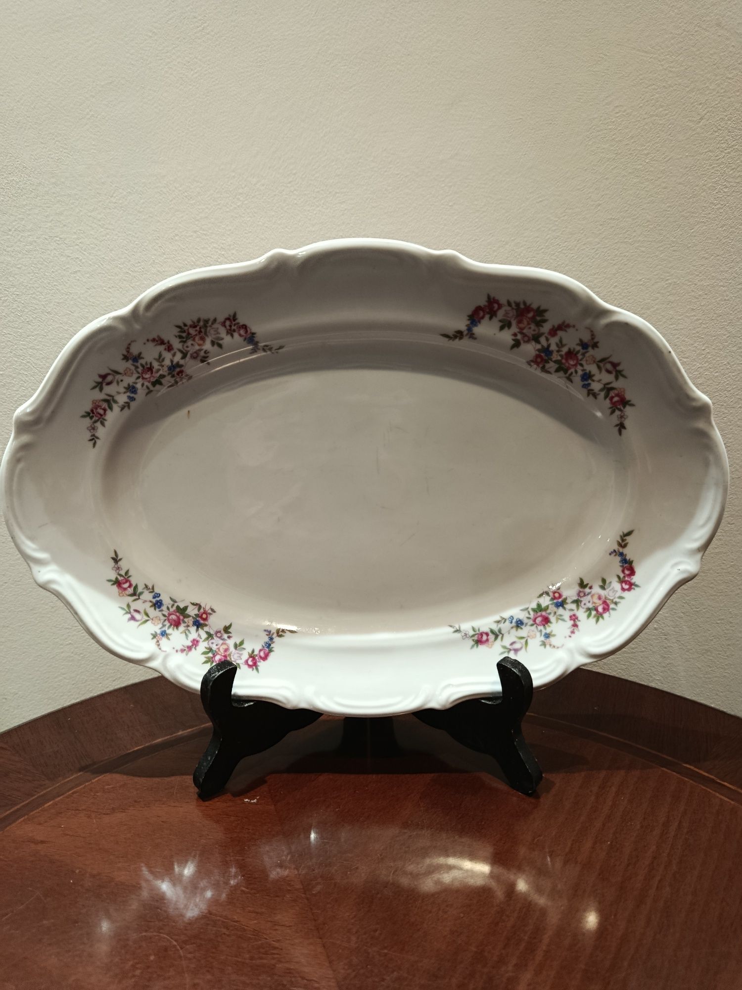 Śliczny stary półmisek porcelana Wałbrzych