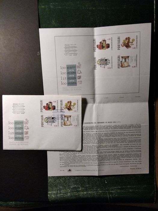 1978 FDC 1° Centenário Do Museu Dos CTT MNH **