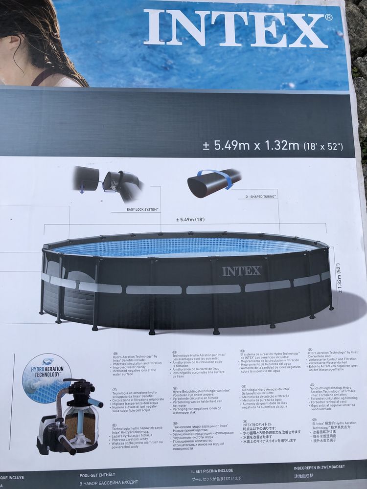Basen stelażowy Ultra XTR 549 x 132 - 26330 Intex