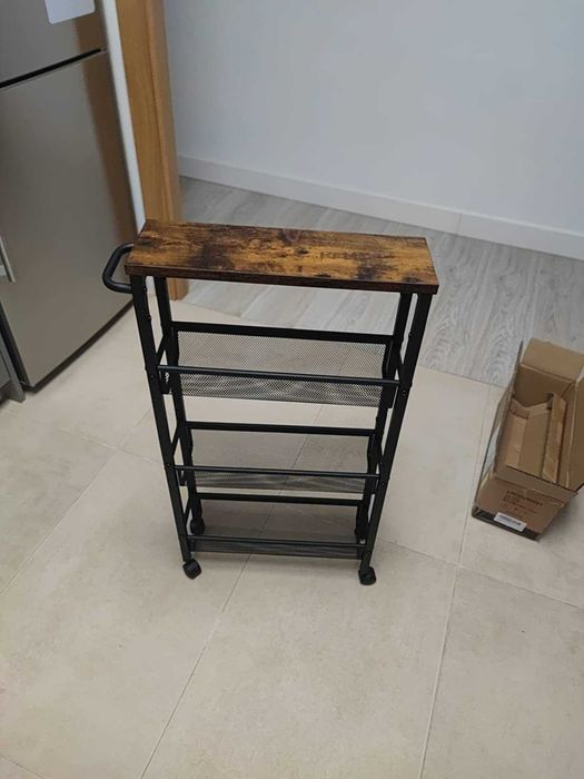 Półki akcesoria do łazienki z poziomami czarny przechowywanie