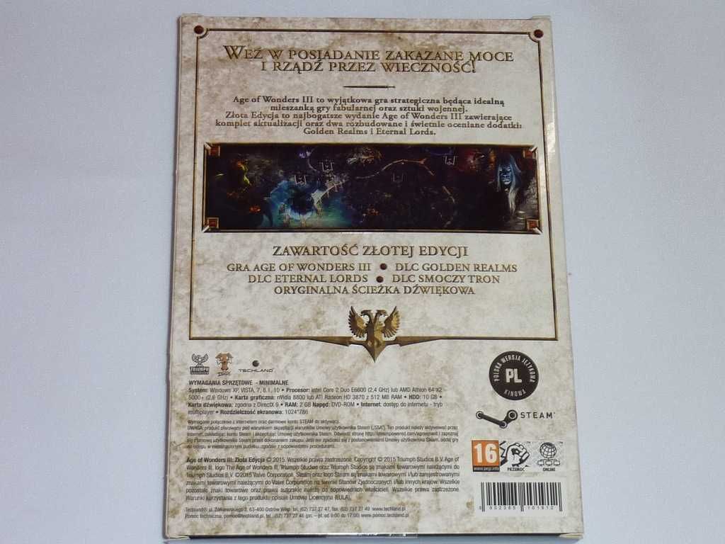 Age of Wonders III 3-Złota Edycja + Planetfall+1PC