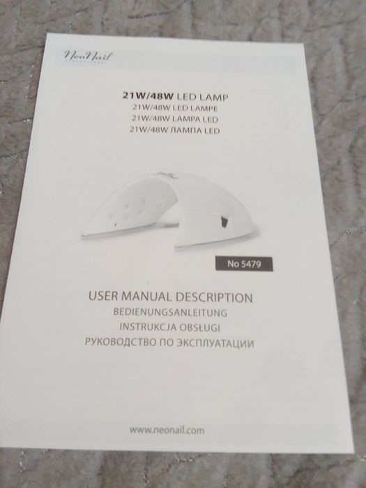 Lampa LED do paznokci 21/48W neo nail