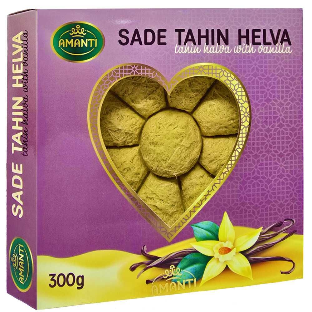 Халва Кунжутна з Фісташками Аманті, Amanti  Fisikli Tahin Helva, 300 г