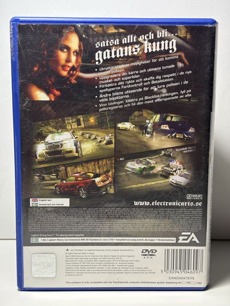 PL NFS Need for Speed Most Wanted PS2