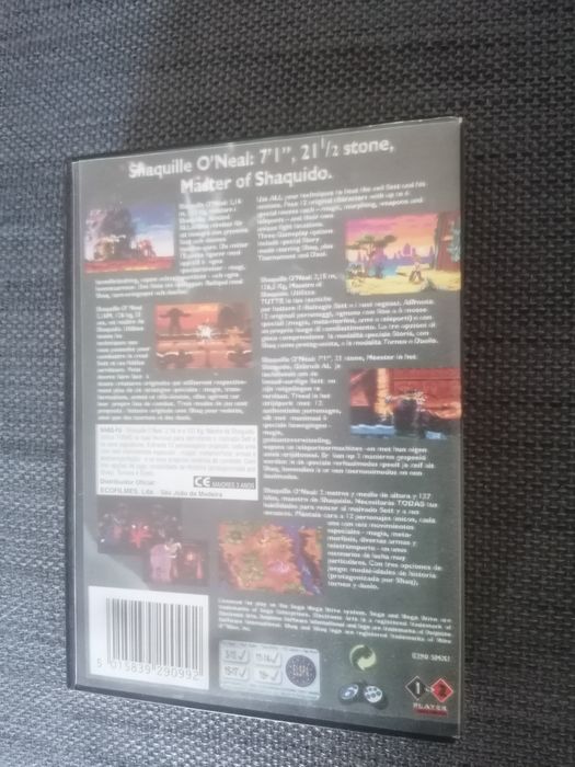 Jogo game Shaq Fu Shaqfu Mega Drive sega