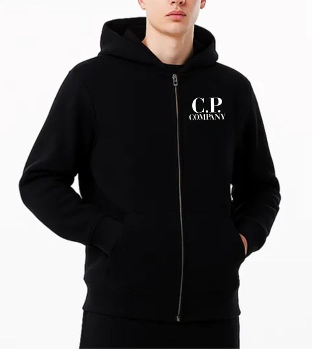 Зип-Худи C.P.Company Logo унисекс Сp компани Casual толстовка кофта