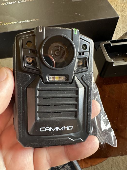 Нагрудна камера CAMMHD V8-128 ГБ 4K із записом аудіо,відео бодікамера