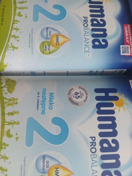 Humana 2 mleko modyfikowane 2*750g