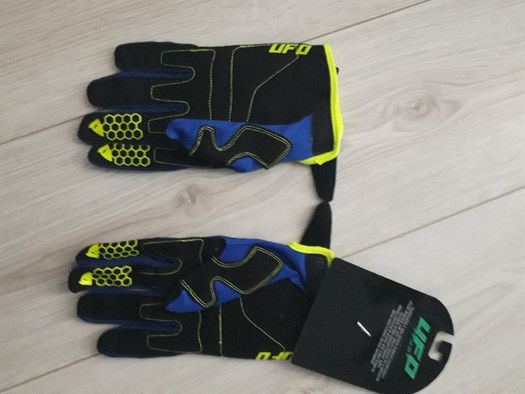 Rękawice motocyklowe enduro cross offroad UFO PLAST BLAZE NOWE