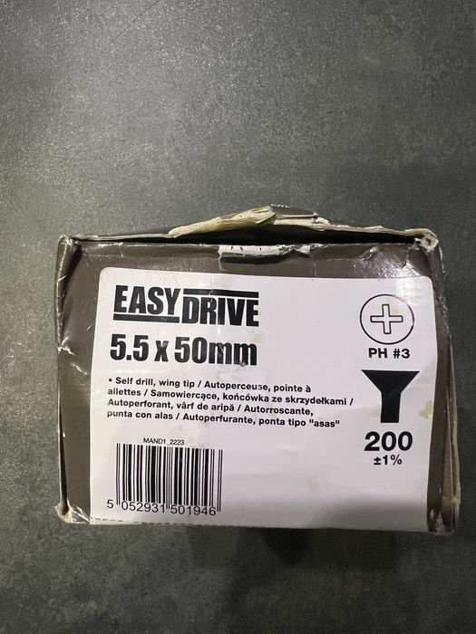 Саморізи по металу 5.5MM X 50MM ( 200 шт )