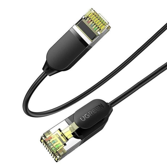 Kabel Sieciowy Ugreen Nw149, Ethernet Rj45, Cat.7, F/Ftp, 2M (Czarny)