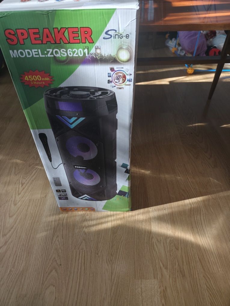 Głośnik Speaker Model: ZQS6201 z mikrofonem!