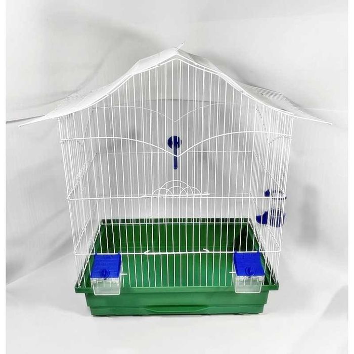 Просторная клетка-дворец для попугаев. AvLori. 47х30х62см.