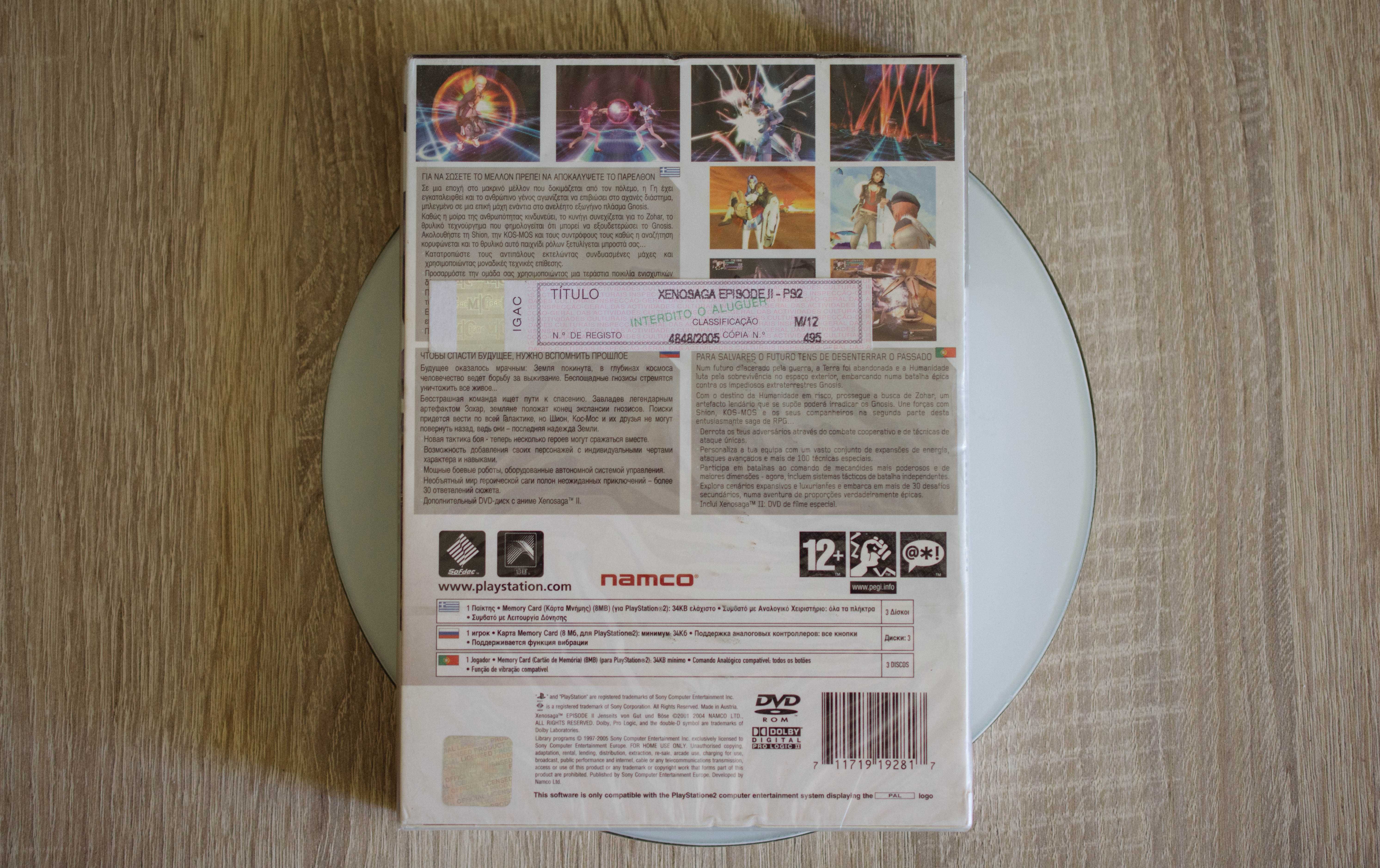 Xenosaga PS2 - Novo e Selado