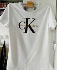 T-shirt koszulka biała CK Calvin S / 158