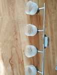Lampa sufitowa punktowa szklana do salony do kuchni