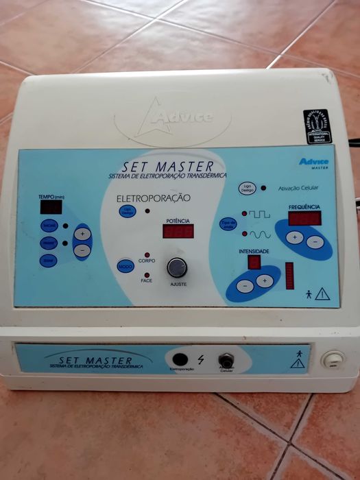 Sistema de eletroporacao transdermica usado.