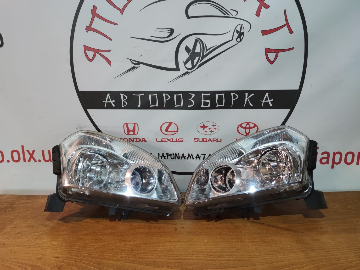 Галогенні фари NISSAN QASHQAI J10 в ідельному стані
