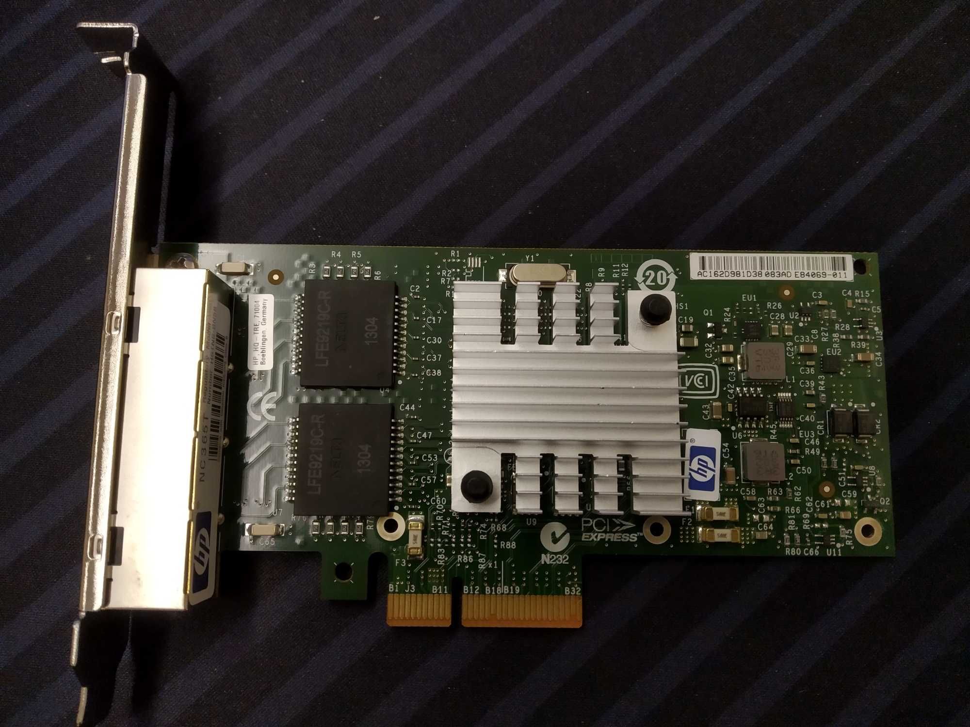 Vendo HP NC365T 1Gb 4-Port PCI Ethernet Adapter