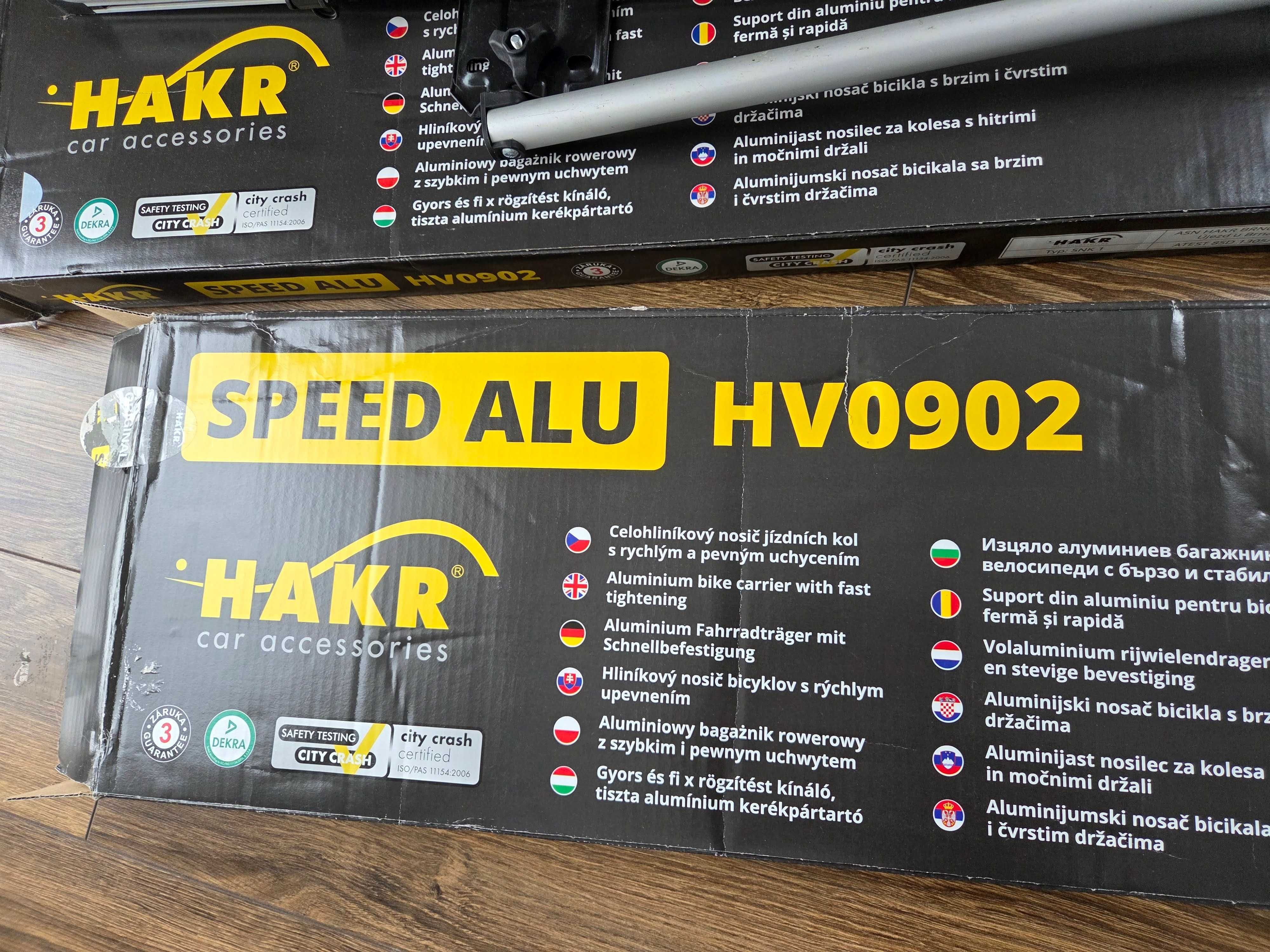 Uchwyt rowerowy na dach Hakr Speed Alu HV0902 -jak nowe