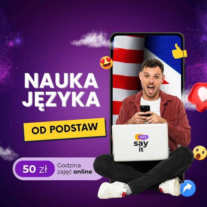KURSY korepetycje język angielski ONLINE