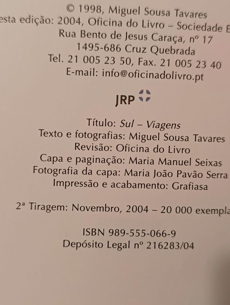 Livro Sul - Viagens
