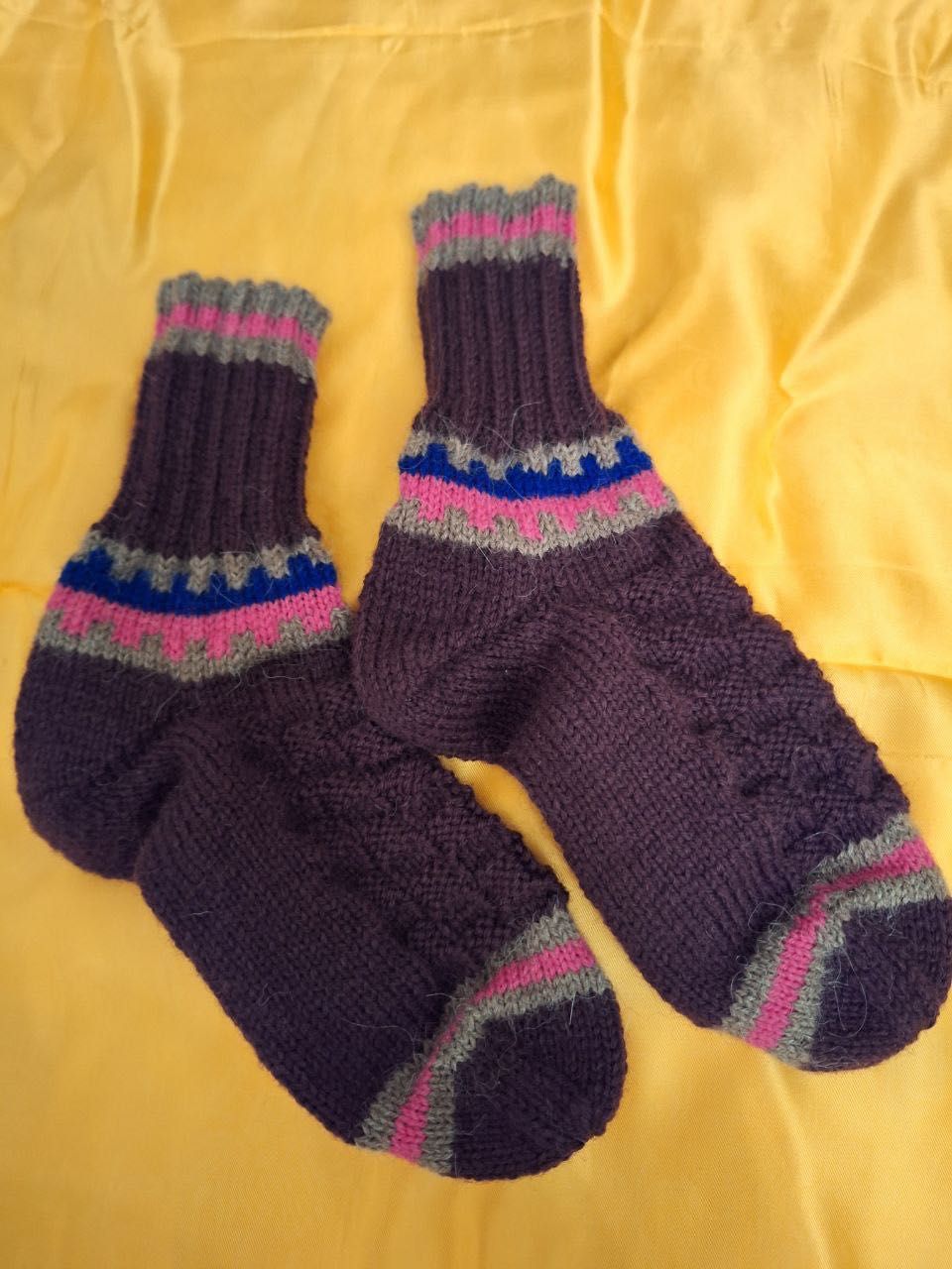 Шкарпетки теплі новорічні ручної роботі