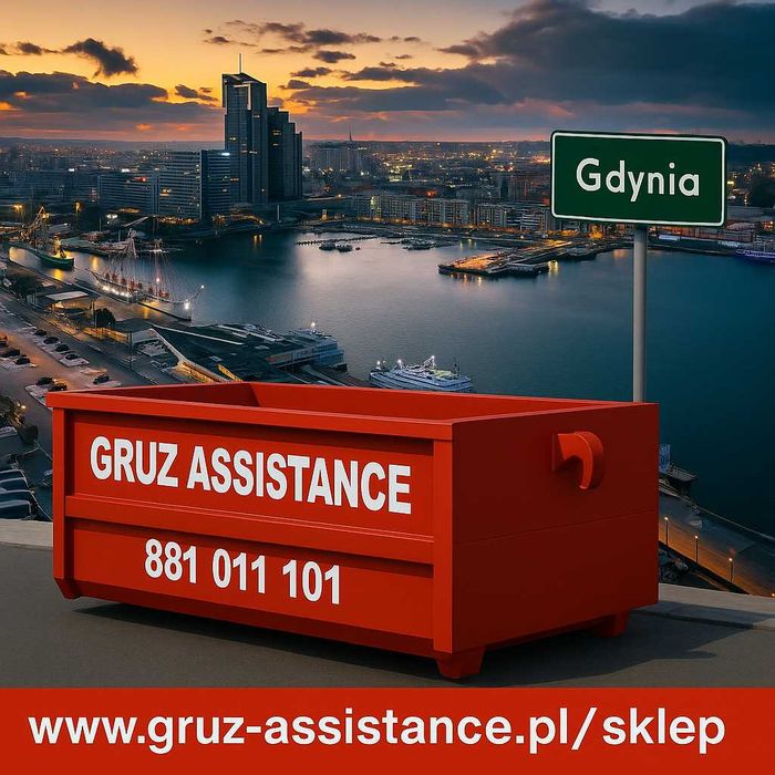 Gruz-assistance.pl -kontenery na gruz Sopot, Gdynia, Gdańsk od 1026 zł