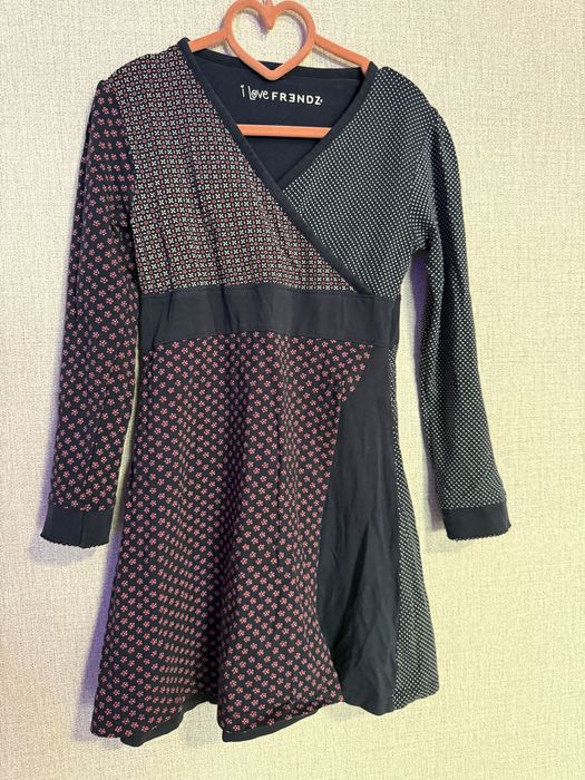 Zestaw ubrań sukienki h&m F&F Friendz Joules 110 116 serduszka kwiatki