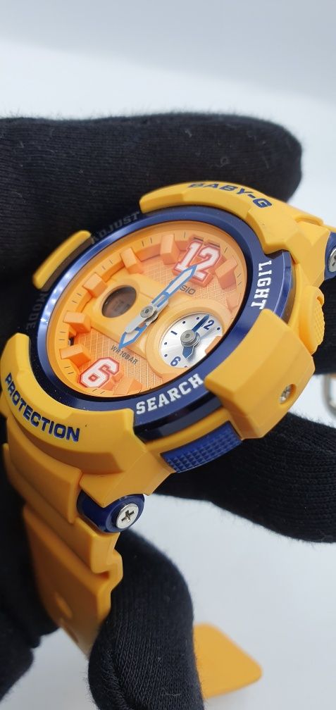 Casio G-SHOCK Baby-G - żółty- idealny na wiosnę lato