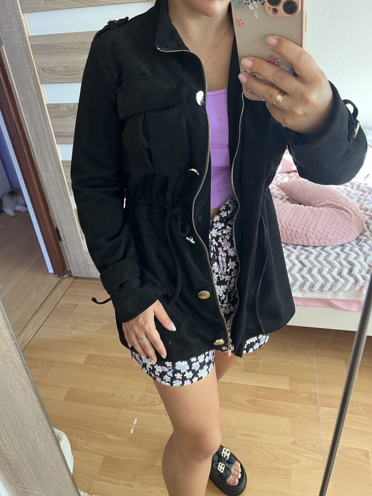 Czaena kurtka zamszowa