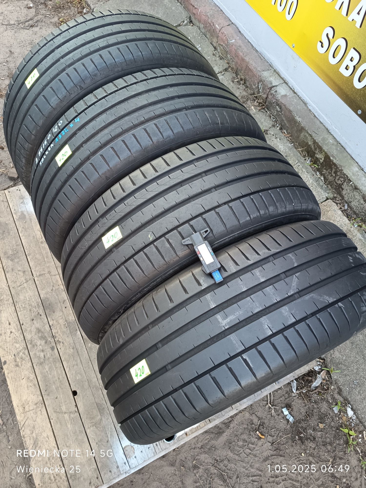 Opony letnie 255/50/20 Falken 2022/Montaż Gratis Wysyłka Gwarancja