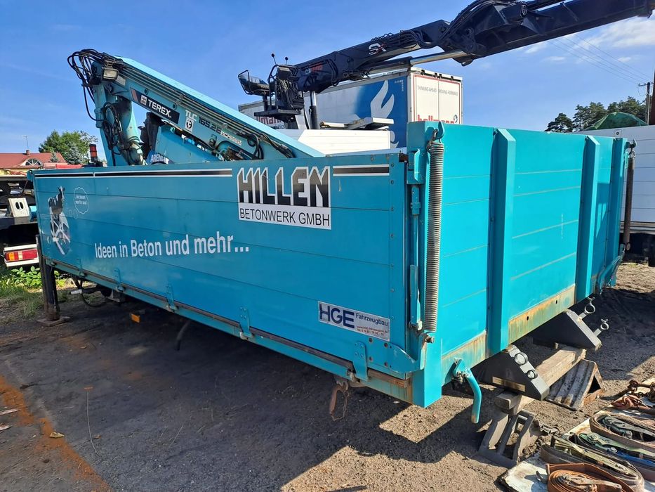 MAN  Skrzynia wywrot + HDS ATLAS TEREX