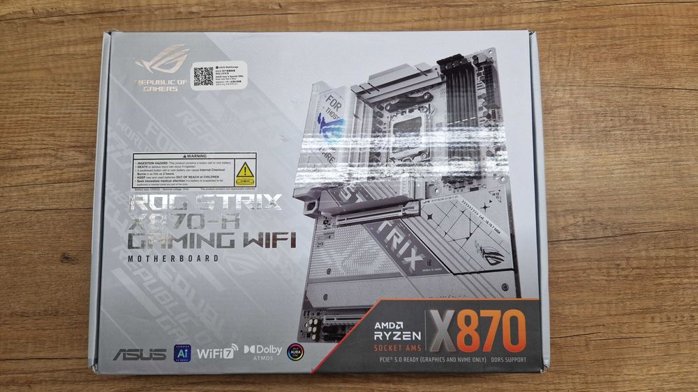 Płyta główna ASUS ROG STRIX X870-A GAMING WIFI box gwarancja nr. N2346