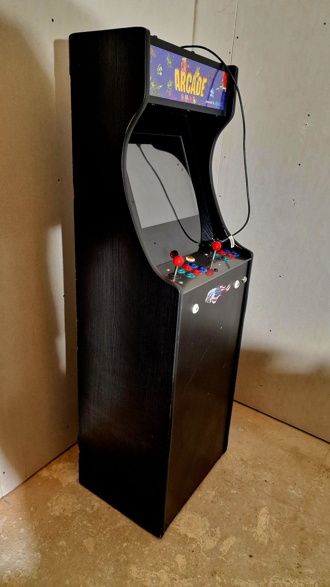Automat ARCADE dla 1 lub 2 graczy - Gry retro Pacman, Mario itp