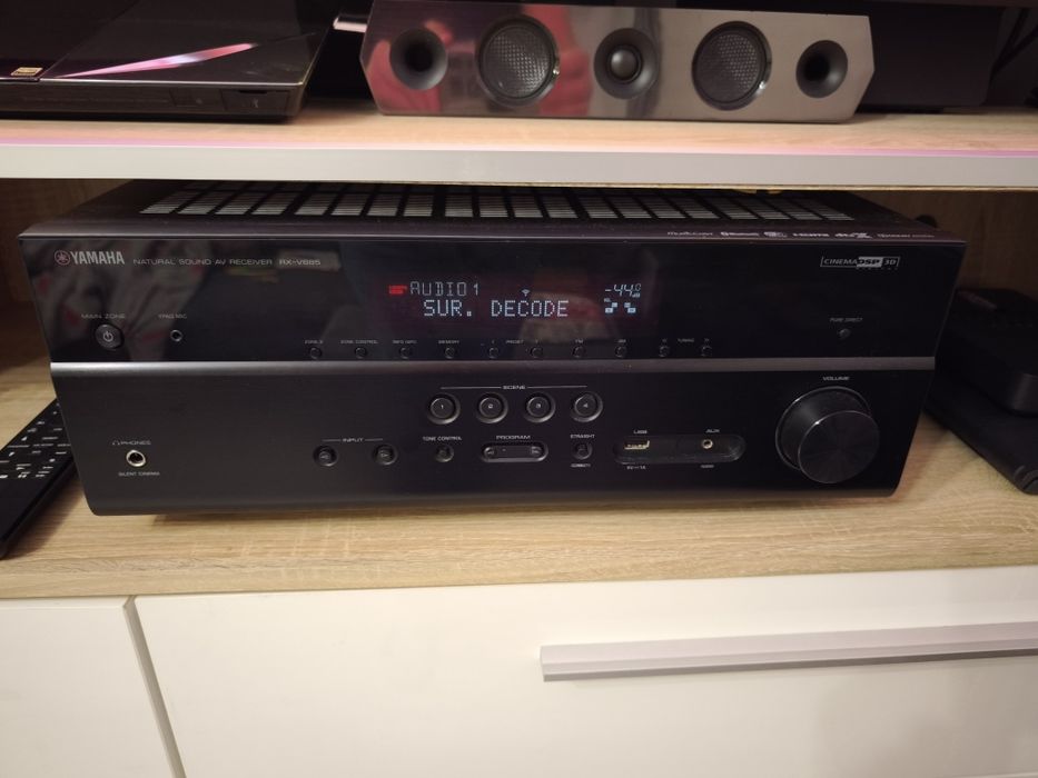 Amplituner Yamaha RX-V685, Wi-Fi, music cast, piękne brzmienie,
