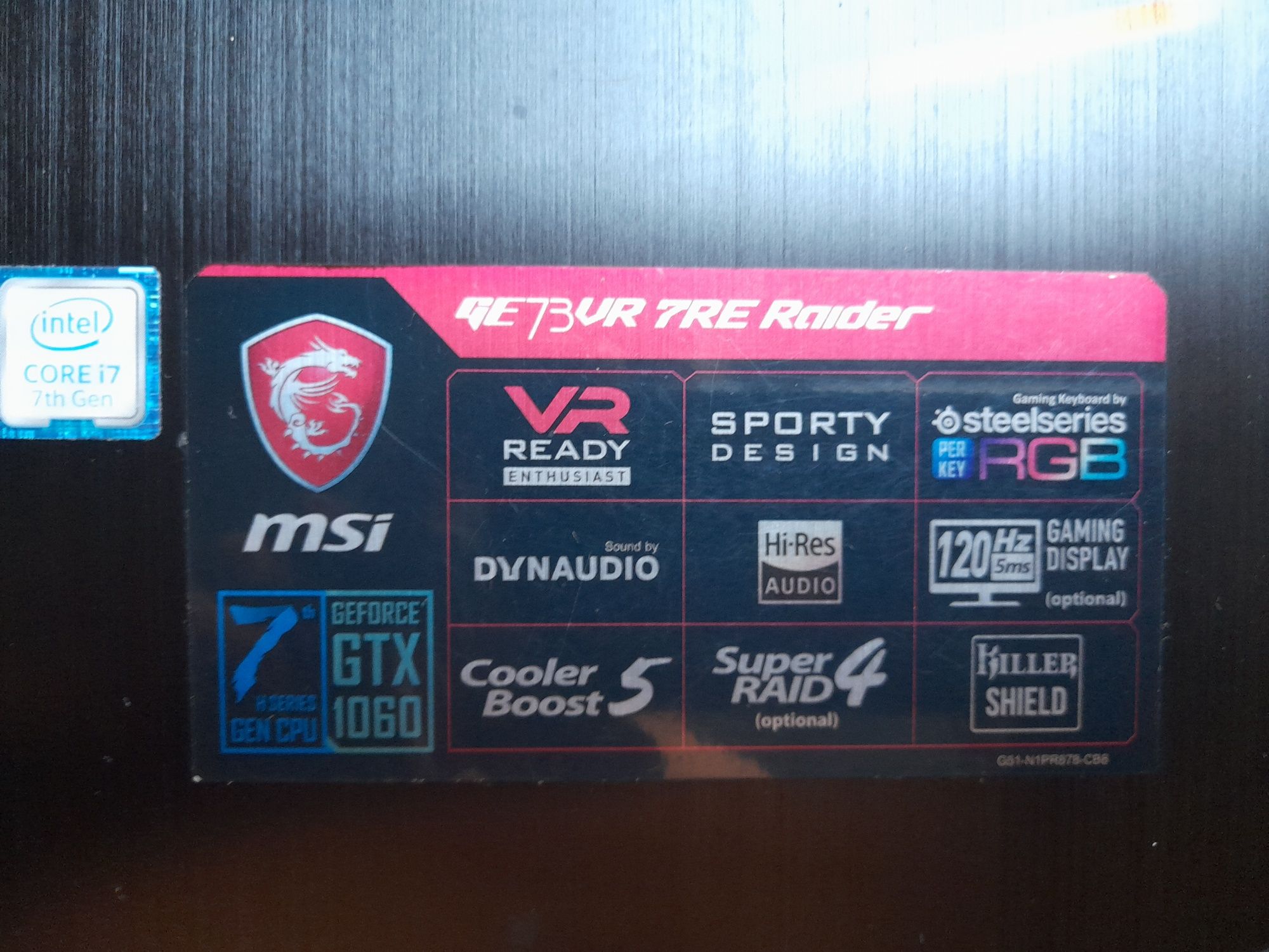 Msi GE73VR 7RE Raider