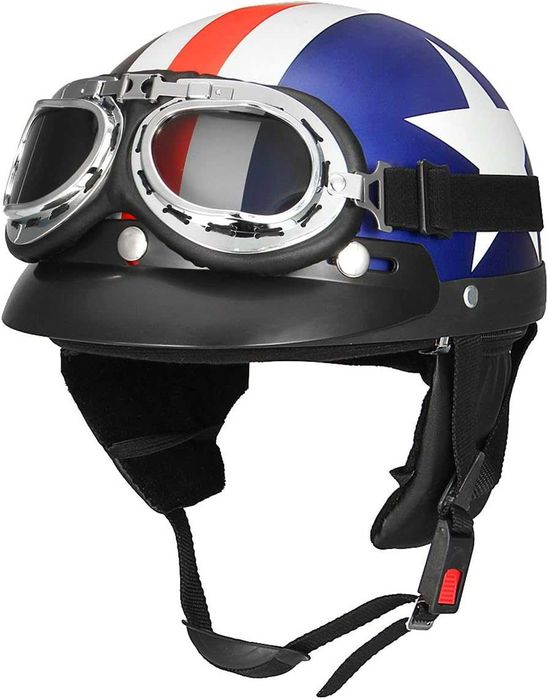 Capacete e oculos aviador