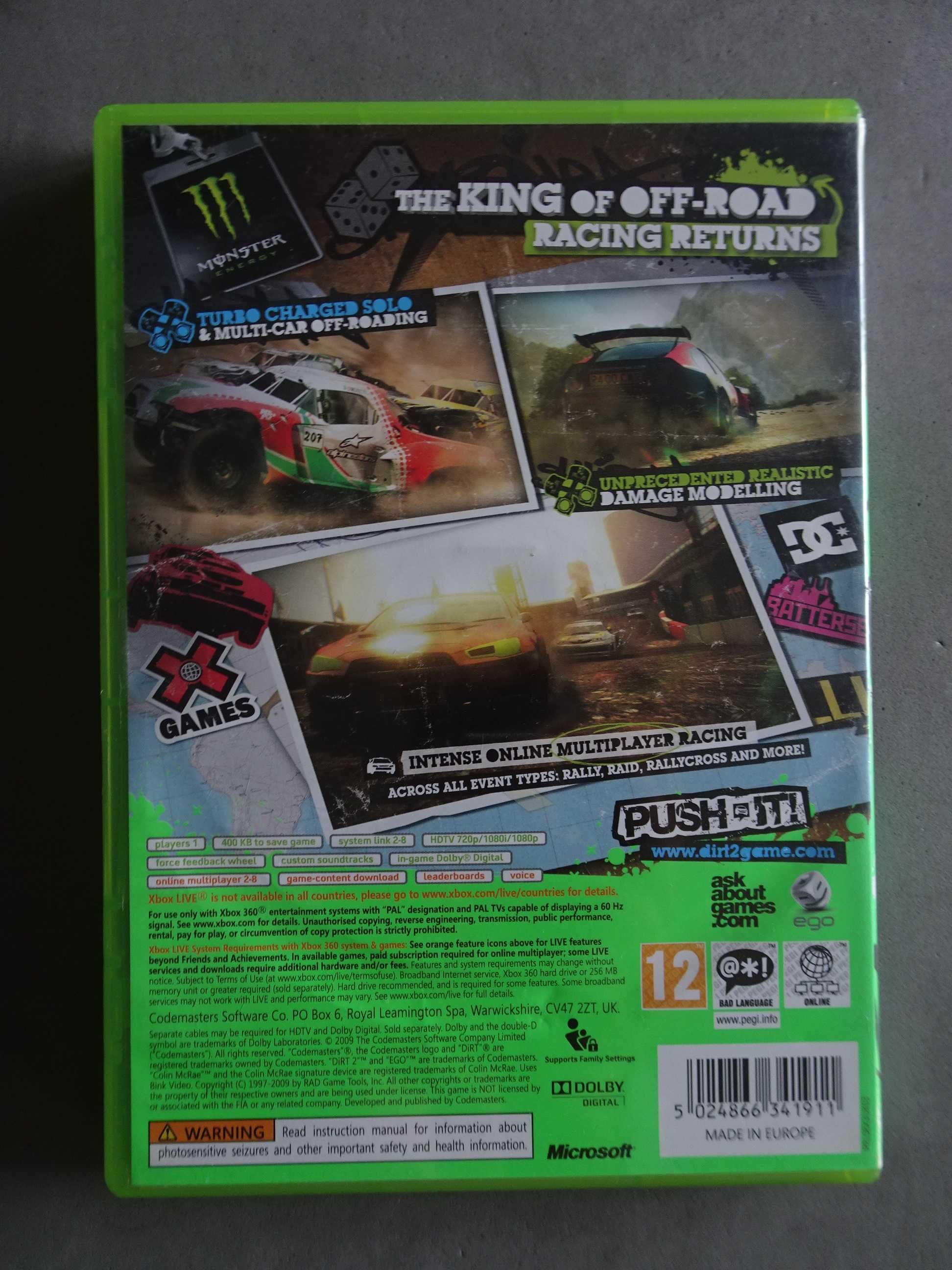 Jogo X-Box xbox - Colin McRae - Dirt 2