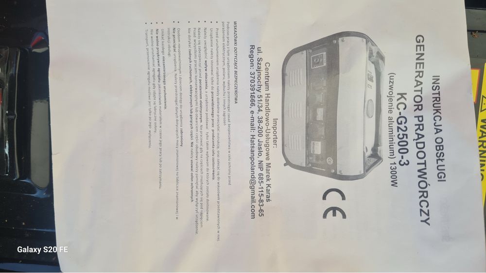 Generator Pradotworczy kc-G2500-3