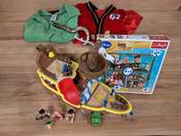 Jake Piraci z Nibylandii Statek Łajbek Figurki Puzzle Książki Strój