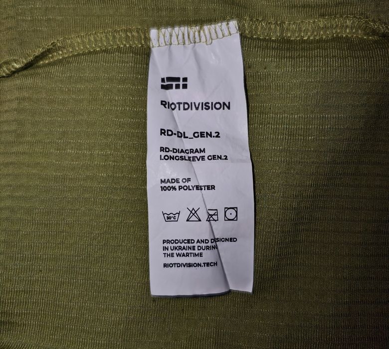 Riot Division Diagram Longsleeve Gen.2 RD-DL_GEN.2 LIGHT GREEN