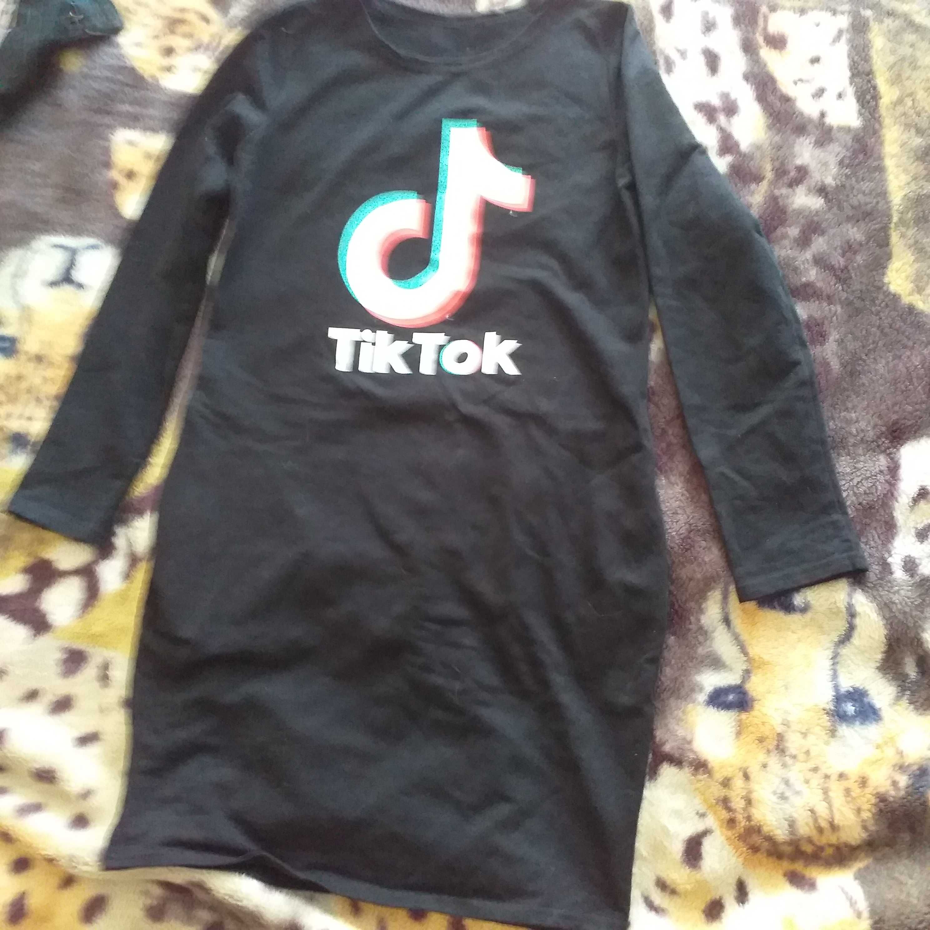 Tunika/suknia TikTok dziewczęca r. 140