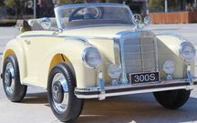 Auto na Akumulator Mercedes 300S Beżowy RETRO