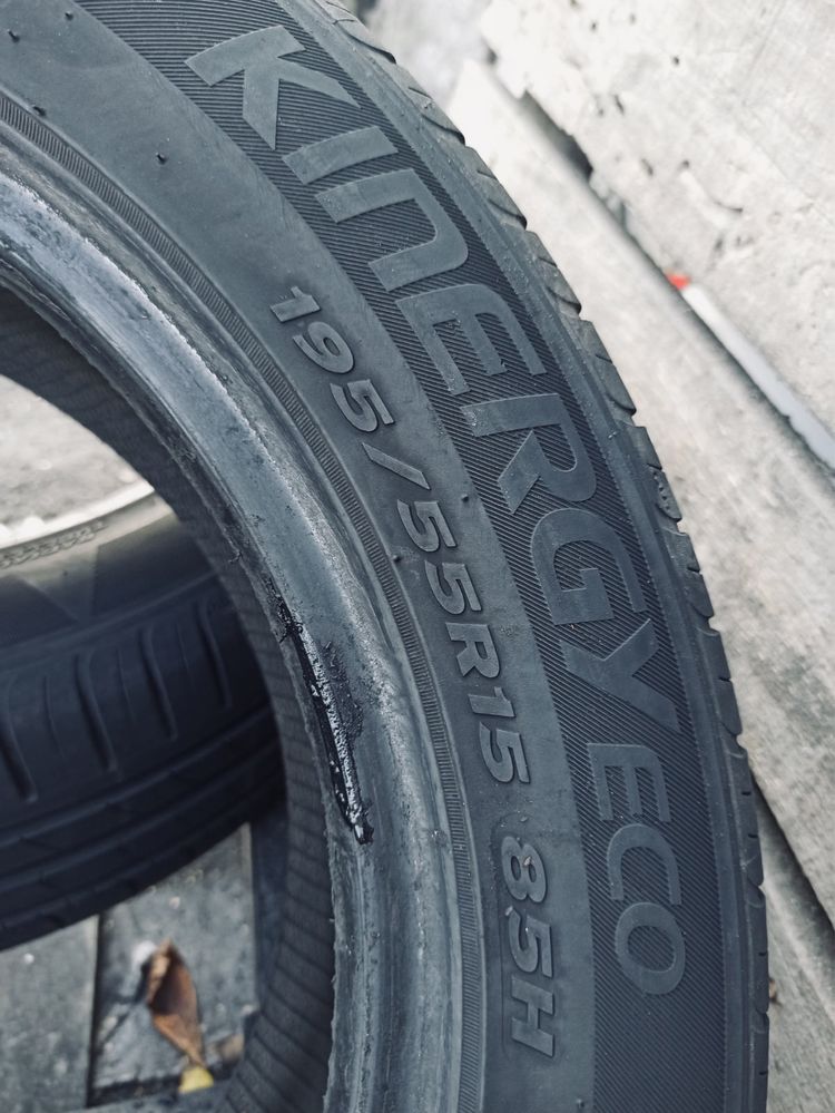 Hankook 195/55r15 пара лето резина шины б/у склад