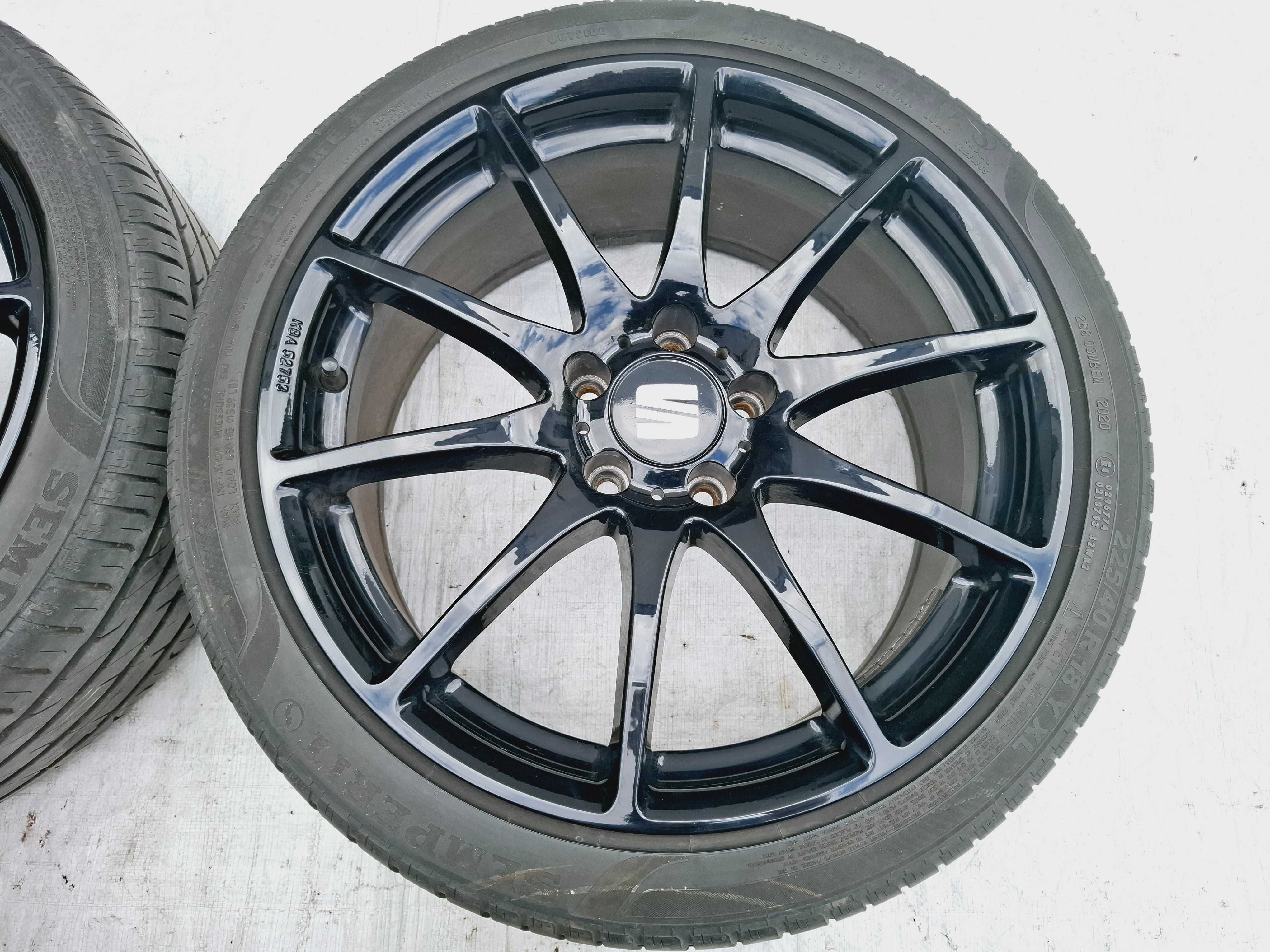 koła felgi aluminiowe z oponami seat leon iii 3 st fr cupra 225/40/18