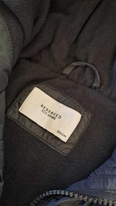 Kurtka Reserved, chłopięca, czarna, r. 158