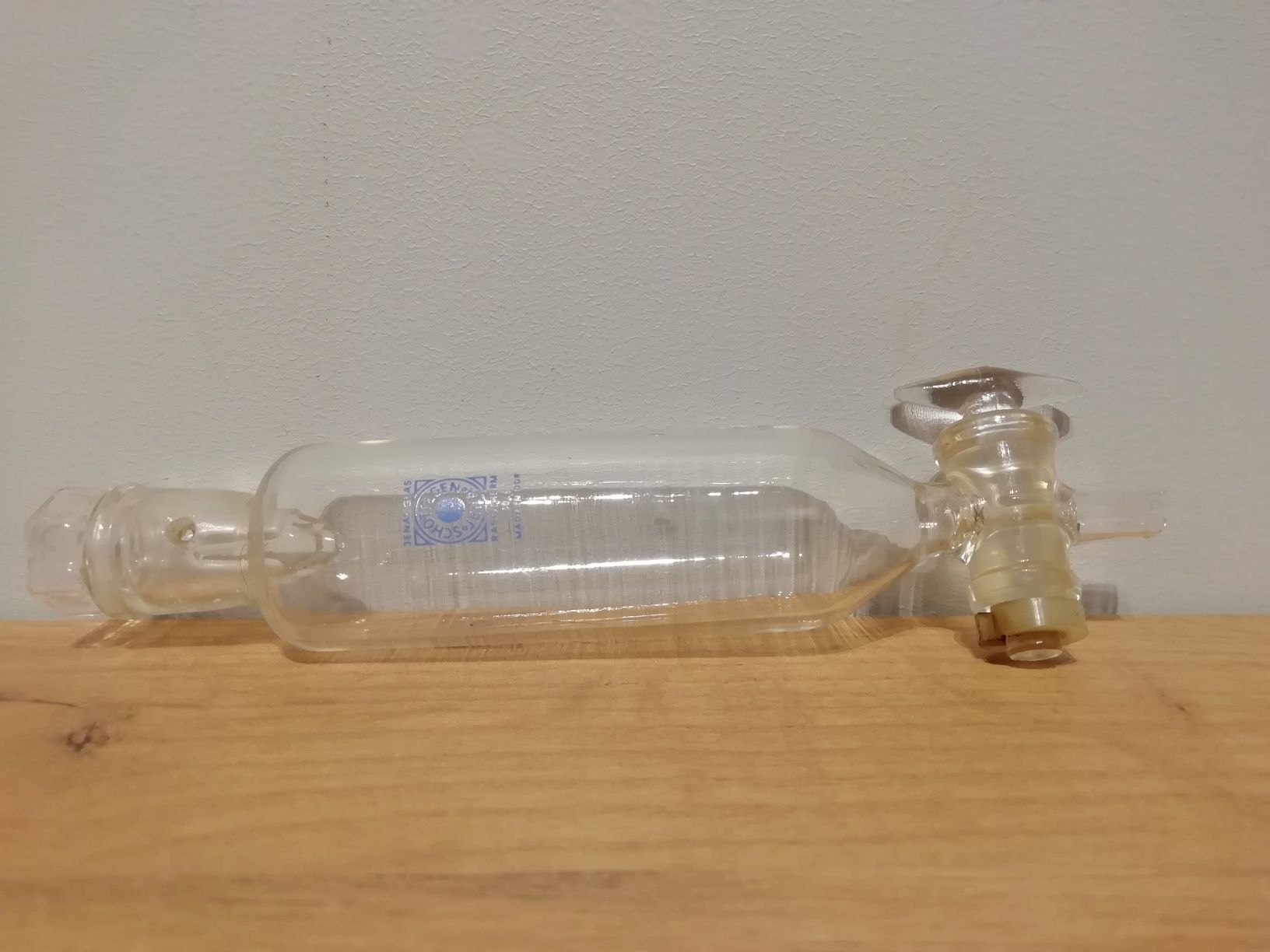 Szklany rozdzielacz laboratoryjny/wkraplacz cylindryczny poj. 50 ml